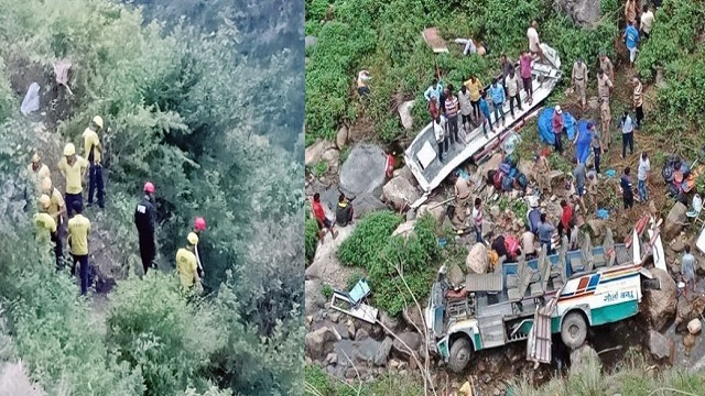 25 Passengers Killed As Bus Falls Into Gorge In Uttarakhand