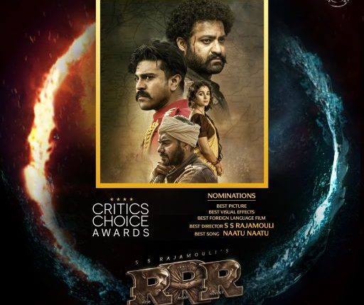 ‘rrr’ Bags 5 Nominations At Critics Choice Awards; Check The Categories 