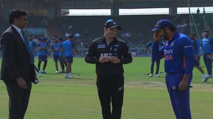 Rohit sharma forgets at toss