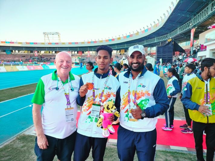 Odisha Jayaram Dondapati KIYG 100m gold