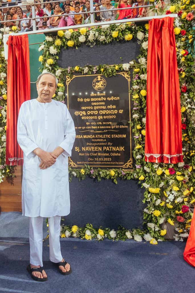 Naveen inaugurates Birsa Munda Athletics stadium