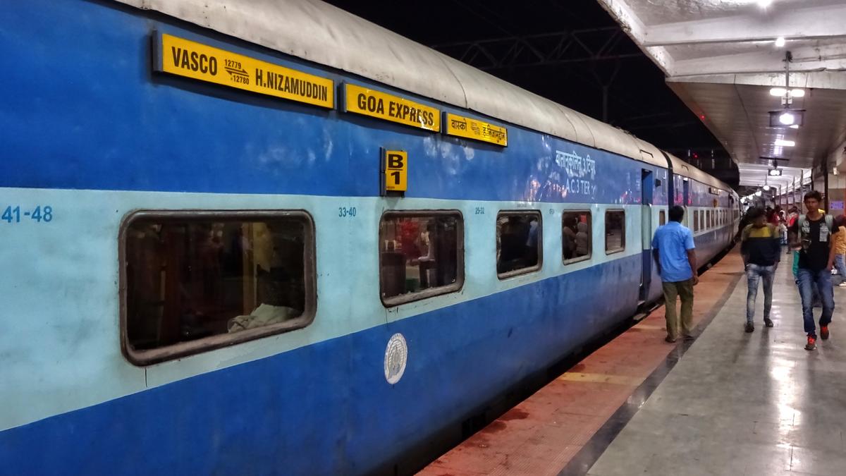 Goa-delhi express passengers left behind