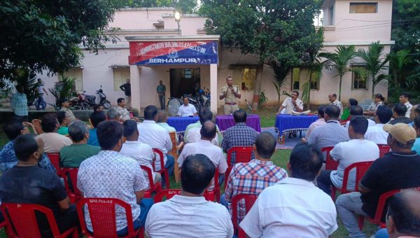 Berhampur SP meeting on Dussehr