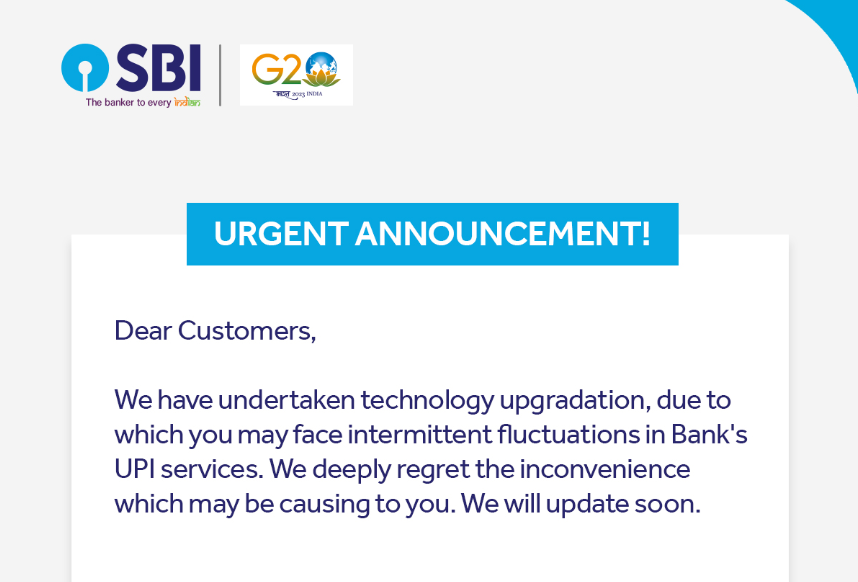 Fluctuations In Upi Services Sbi Says Due To Technology Upgradation Odishabytes 3310