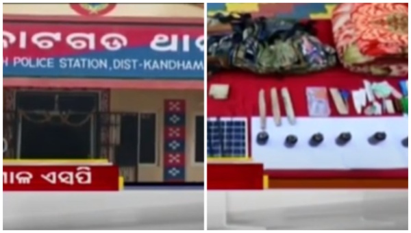 Maoists Camp Busted In Odisha’s Kandhamal, Explosives Seized