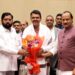 Fadnavis with deputies Shinde & Ajit pawar