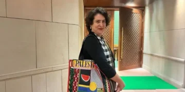 Priyanka Gandhi's Palestine bag