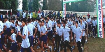 mini marathon of sainik school