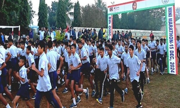 mini marathon of sainik school