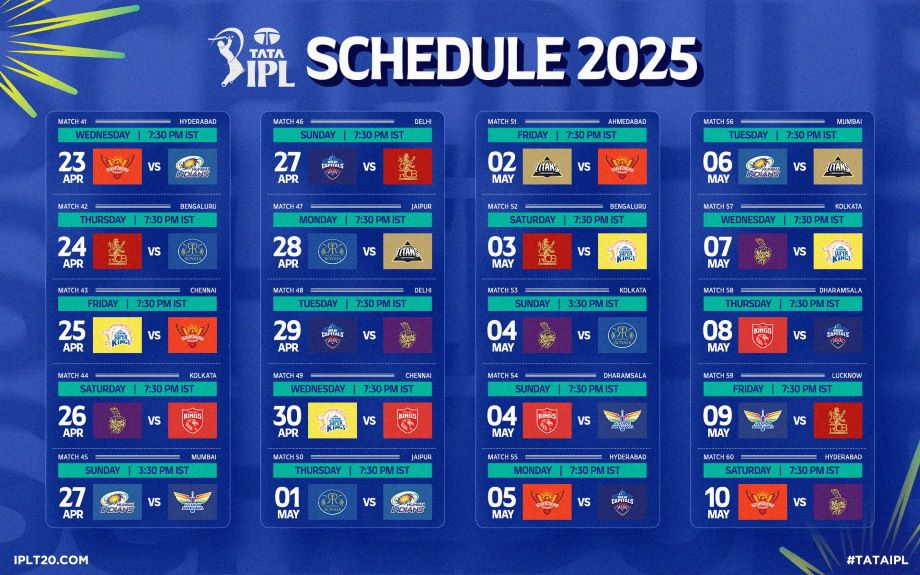 IPL fixtures